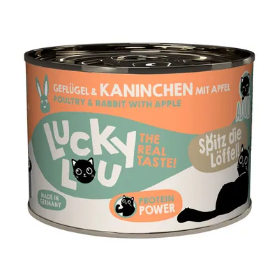 Lucky Lou Adult Saver Pack 24 x 200g - Poultry & Rabbit