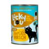 Sparpaket Lucky Lou Adult 24 x 400 g Geflügel & Hirsch