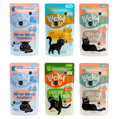 Lucky Lou Adult Proefmix 6 x 125 g