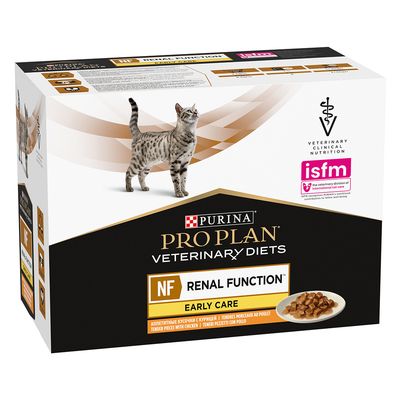 PURINA PRO PLAN Veterinary Diets Feline NF Early Care Huhn 10 x 85 g