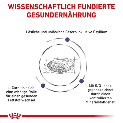 Wissenschaftlich fundierte Gesundernährung: Lösliche und unlösliche Fasern inkl. Psyllium, L-Carnitin für gesunden Fettstoffwechsel, S/O-Index mit kontrolliertem Mineralstoffgehalt.