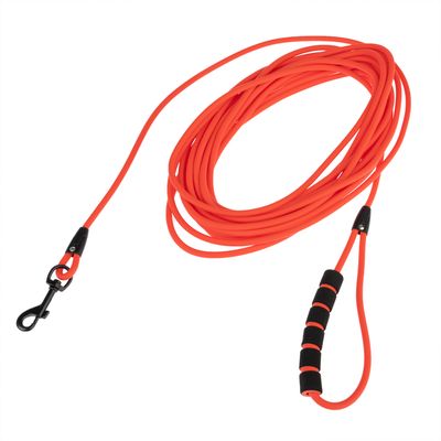 Longe TIAKI Neo Comfort, rouge pour chien L 10 m, l 6 mm