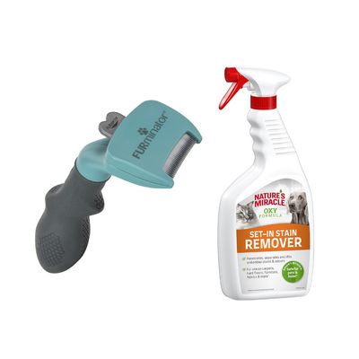 FURminator deShedding Tool entfernt mehr lose Haare als Bürsten. Bürsten: Entfernt Deckhaar von Knoten & Schmutz. deShedding: Entfernt Unterwolle ohne das Fell zu verletzen.