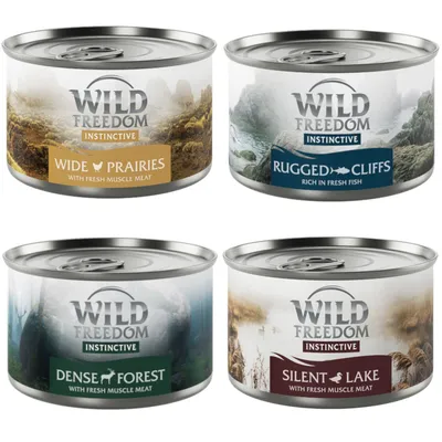 Sparpack: Wild Freedom Instinctive kompletteringsfoder 24 x 140 g - Misty Mountains mixpack 