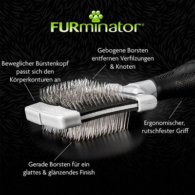 FURminator Slicker-Bürste - Grösse L Firm: L 20 x B 10 x H 4 cm