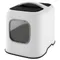 Maison de toilette Rotho MyPet BIALA pour chat blanc