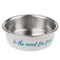 TIAKI Edelstahlnapf "In The Mood For Food" 450 ml, Ø 14 cm
