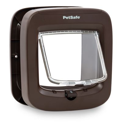 Chatière PetSafe avec puce électronique chatière marron