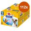 112 x Pedigree Dentastix Tägliche Zahnpflege/ Fresh Tägliche Frische Dentastix x 56 + Dentastix Fresh x 56 - für mittelgroße Hunde (10-25 kg)