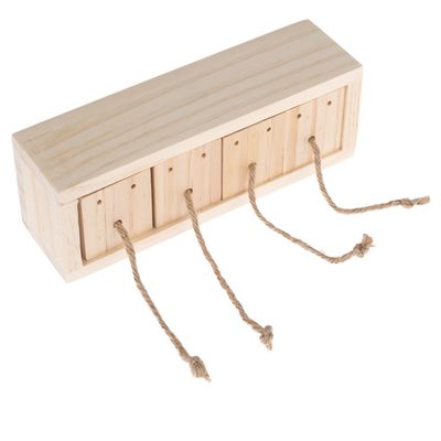 Jouet d'intelligence TIAKI Tug & Find pour petits animaux et oiseaux L 20 x l 5,5 x H 7 cm