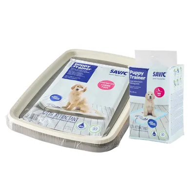 Savic Puppy Trainer Starter Set - Спестовен пакет  Large: с включени 7 подложки + 50 броя резервни