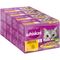 Jumbopack Whiskas 11+ 96 x 85 g pour chat Sélection de volaille en gelée