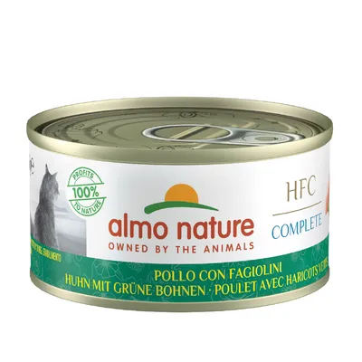 Almo Nature HFC Complete 6 x 70 g - Kurczak z zieloną fasolką