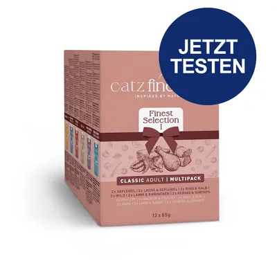 Probierpaket catz finefood Pouches 12 x 85 g Probierpaket catz finefood Pouches 12 x 85 g