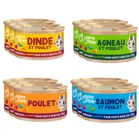 Testez-les! Edgard & Cooper Morceaux en sauce pour chat - 12 x 85 g (4 variétés)