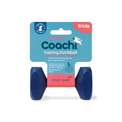 Coachi haltère d'éducation pour chien - Taille S bleu marine