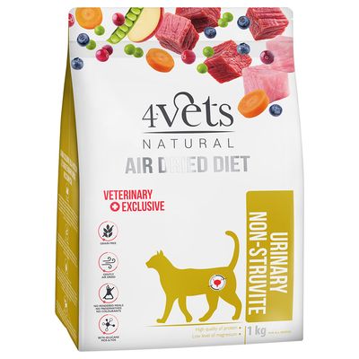 4Vets Natural Feline Urinary Paquet économique : 2 x 1 kg