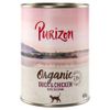 Korzystny pakiet Purizon Organic, 24 x 400 g Kaczka i kurczak z cukinią