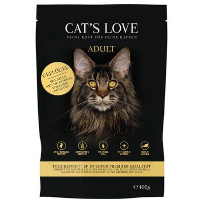 Cat's Love Adult Pollo Crocchette per gatto 400 g