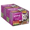Gemengd Pakket Whiskas Pure Delight Portiezakjes 48 x 85 g Klassieke Ragout in Gelei