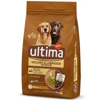  Croquettes Ultima pour chien 11 + 3 kg / 9,5 +1,5 kg / 5,5 +1,5 kg/ 15,5 + 2,5 kg - Golden & Labrador Retriever, poulet (11kg + 3 kg)