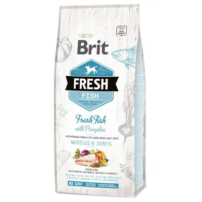 Brit Fresh Fisk & Græskar Adult Large - 12 kg