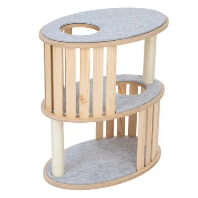 Tour à griffer Modern Living Verona M pour chat - H 66,5 x L 59 x l 37 cm