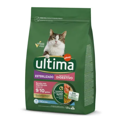Ultima Sterilized Digestive Well-Being pstruh - 1,5 kg Ultima Sterilized Digestive Well-Being pstruh - 1,5 kg