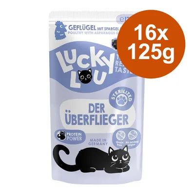 Lucky Lou Sterilized 16 x 125 g - Szárnyas