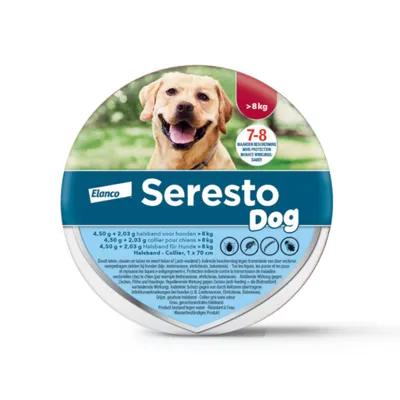 Collier antiparasitaire Seresto® pour grand chien - 1 collier grand chien > 8 kg, 70 cm