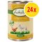 Voordeelpakket Lukullus 24 x  400 g Combinatie III: Gevogelte & Lam, Wild Konijn & Kalkoen, Konijn & Wild, Rund & Kalkoen