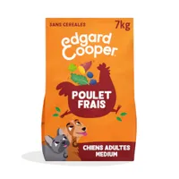 Edgard & Cooper Adult Kip Graanvrij voor honden - Dubbelpak: 2 x 7 kg