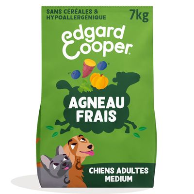 Edgard & Cooper Adult agneau sans céréales pour chien 7 kg