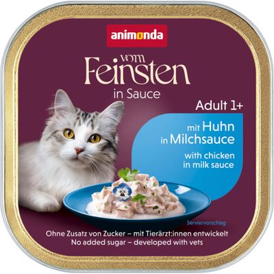 Säästöpakkaus animonda Vom Feinsten Adult Milkies kastikkeessa 32 x 100 g