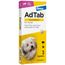 AdTab Kautabletten für kleine Hunde, von 2,5 bis 5,5 kg 3 Tabletten