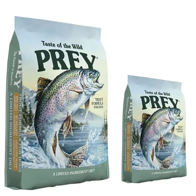 11,4 kg + 3,6 kg ingyen! 15 kg Taste of the Wild Prey - Pisztráng 11,4 kg + 3,6 kg ingyen! 15 kg Taste of the Wild Prey - Pisztráng