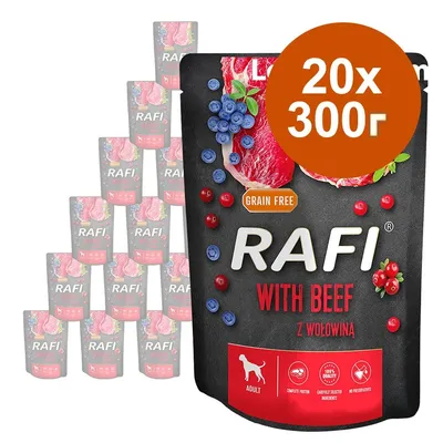 Икономична опаковка Rafi Dog 20 x 300 г - говеждо