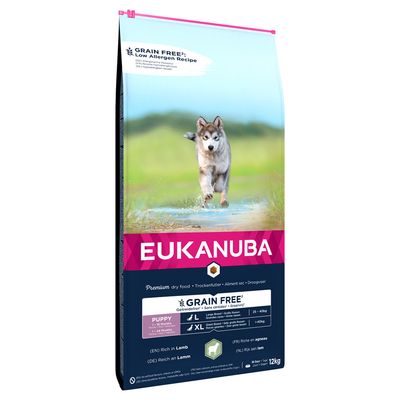 Eukanuba Grain Free Puppy Large Breed Lamm 12 kg