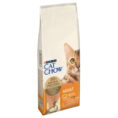 PURINA Cat Chow Adult с патешко - 15 кг