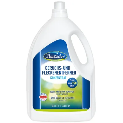 Bactador Geruchs- und Fleckenentferner - 3 Liter Konzentrat Bactador Geruchs- und Fleckenentferner - 3 Liter Konzentrat