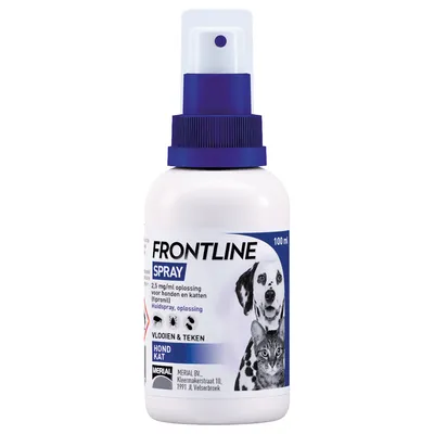 Frontline Spray 2,5 mg/ml Oplossing voor Honden en Katten - 100 ml