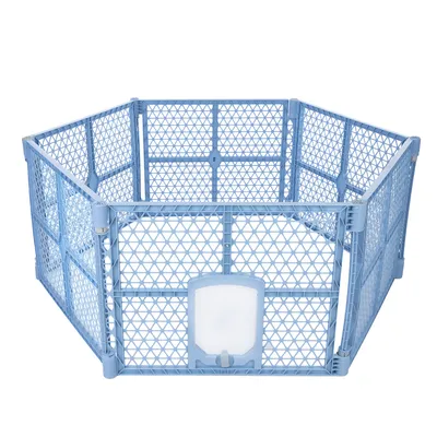 TIAKI Playpen Țarc hexagonal - L 150 x l 170 x î 66 cm