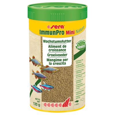 sera ImmunPro Mini Nature Mangime per pesci 120 g