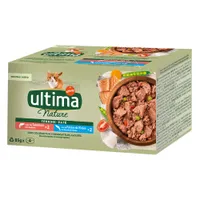 Ultima Nature Paté 40 x 85 g para gatos - Salmón y pescado de mar