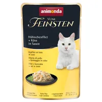 Sparpaket animonda vom Feinsten Pouch 36 x 50 g - Hühnchenfilet + Käse in Sauce