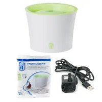 Catit Design Fresh & Clear drikkefontæne 3 liter - Kompletsæt: Drikkefontæne, 3 Filtre & Reservepumpe