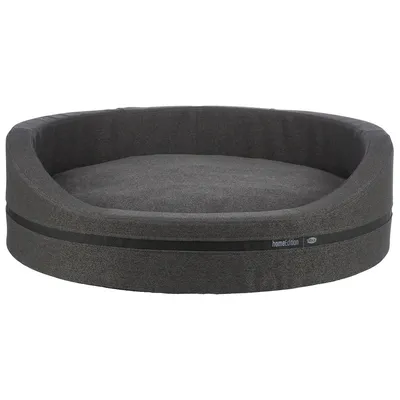 TRIXIE Bett CityStyle (oval) - 80 x 65 cm, dunkelgrau