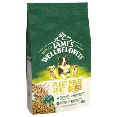 James Wellbeloved Adult Dog Hypoallergenic Plant Power Lamb & Lentils 10kg