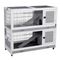 TIAKI Kaninchengehege für Indoor L 116 x B 54 x H 107 cm