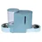 TIAKI Futter- und Wasserspender, hellblau bis 2,65 kg Trockenfutter & 6 l Wasser